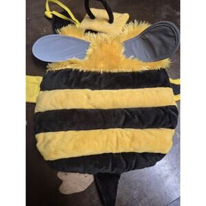 Bumblebee Costume for Dogs Small/Medium With Antenna Hat Velcro PRE-OWNED s34